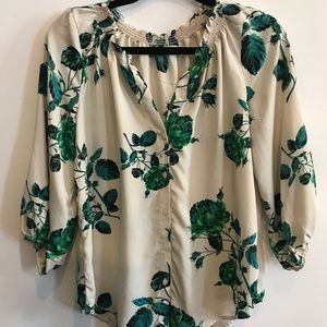 Old Navy Flower Blouse